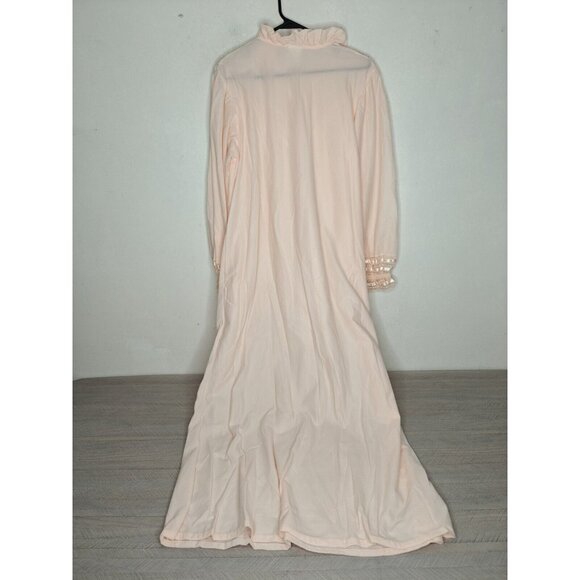 Vtg Gilligan O'Malley Cottagecore M Princess Ruffle Nightgown Prairie Trad NEW - Picture 6 of 11